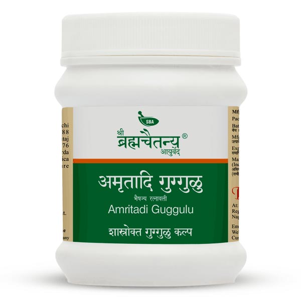 amritadi Amrutadi guggul 300mg 120tab shree brahmachaitanya ayurved - Image 1