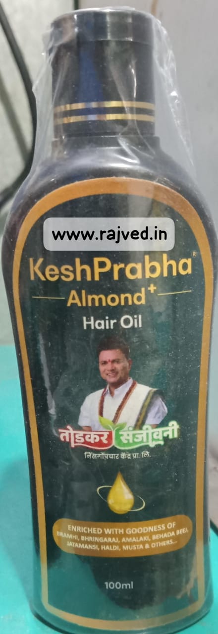 WhatsApp Image 2025-10-17 at 20.34.00 keshprabha almond hair oil 100ml todkar sanjivni best buy - Image 1