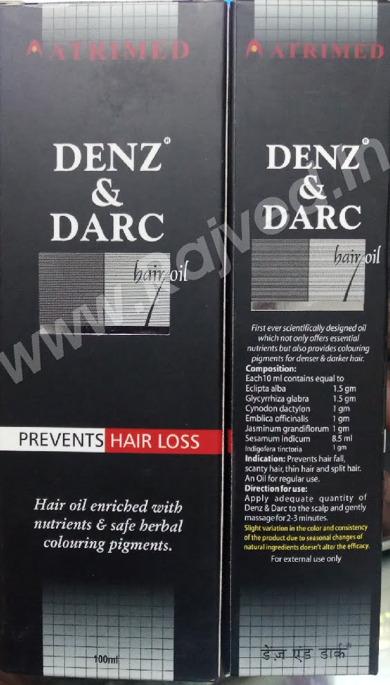 IMG_20181227_183531_3_1545915985840.jpg denz and darc hair oil 100ml Atrimed Pharmaceuticals original best buy - Image 1