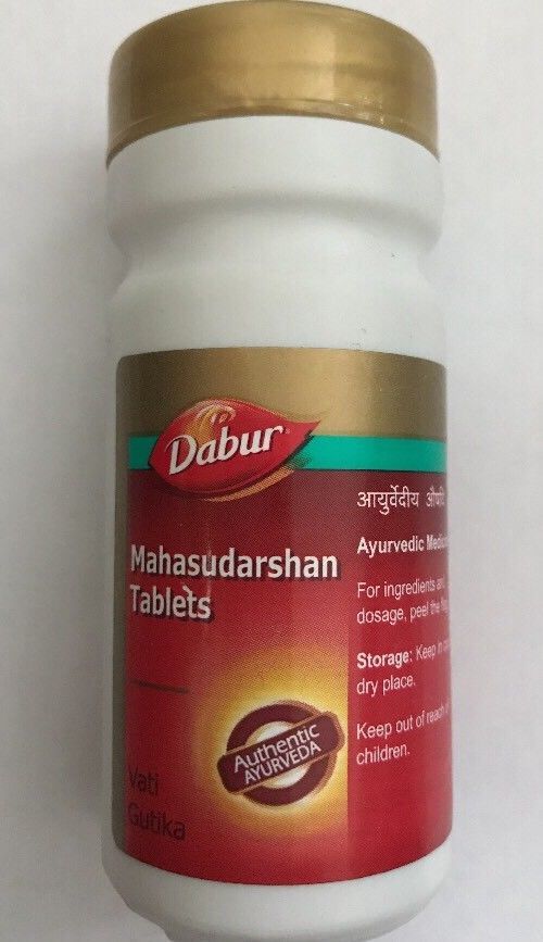Mahasudarshan20Tablet.jpg mahasudarshan tablet 60 tab dabur 10piece - Image 1