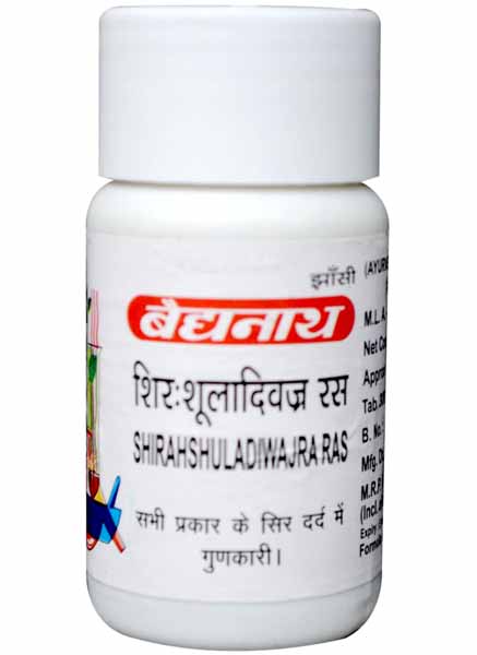 Shirashuladivajra20Ras2040Tab.jpg shirashuladivajra ras 40tab shree baidyanath ayurved bhavan - Image 1
