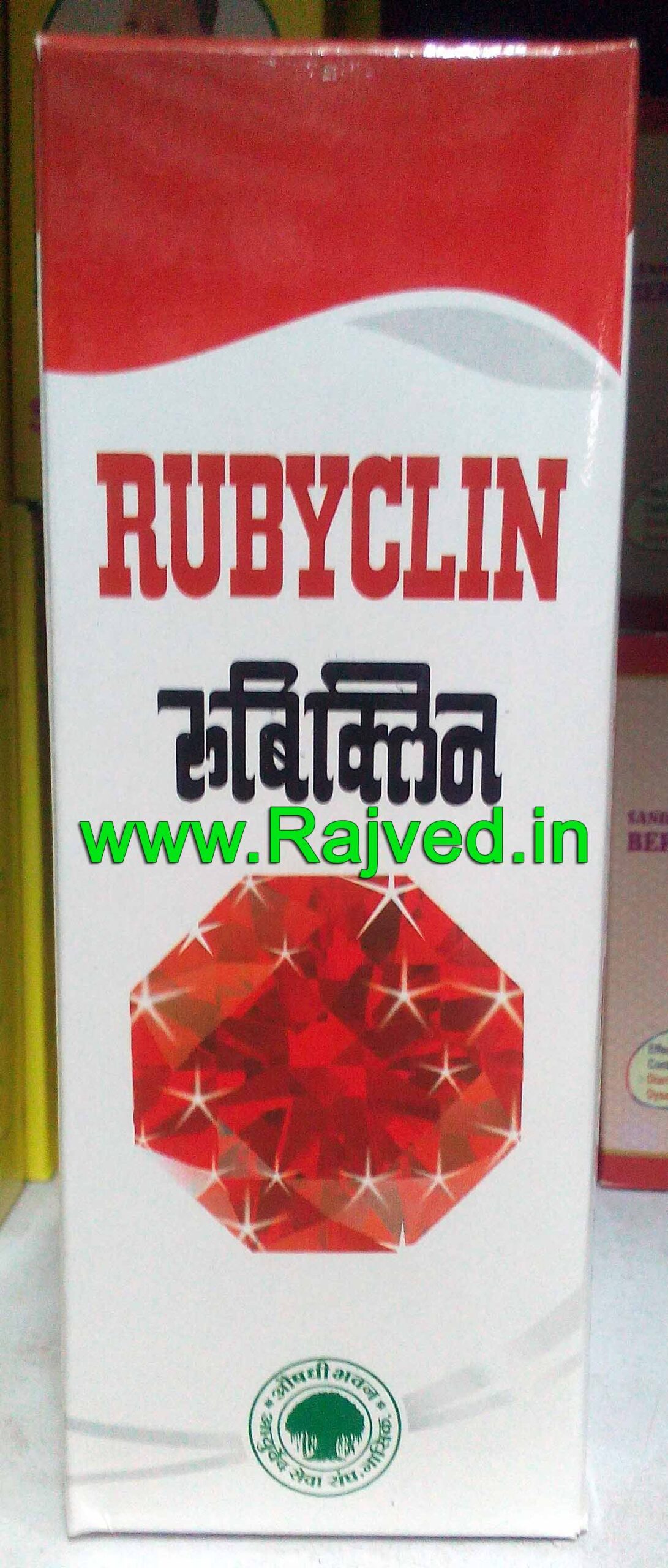 em20849.jpg Rubyclin syrup 200ml aushadhi bhavan ayurved seva best buy - Image 1