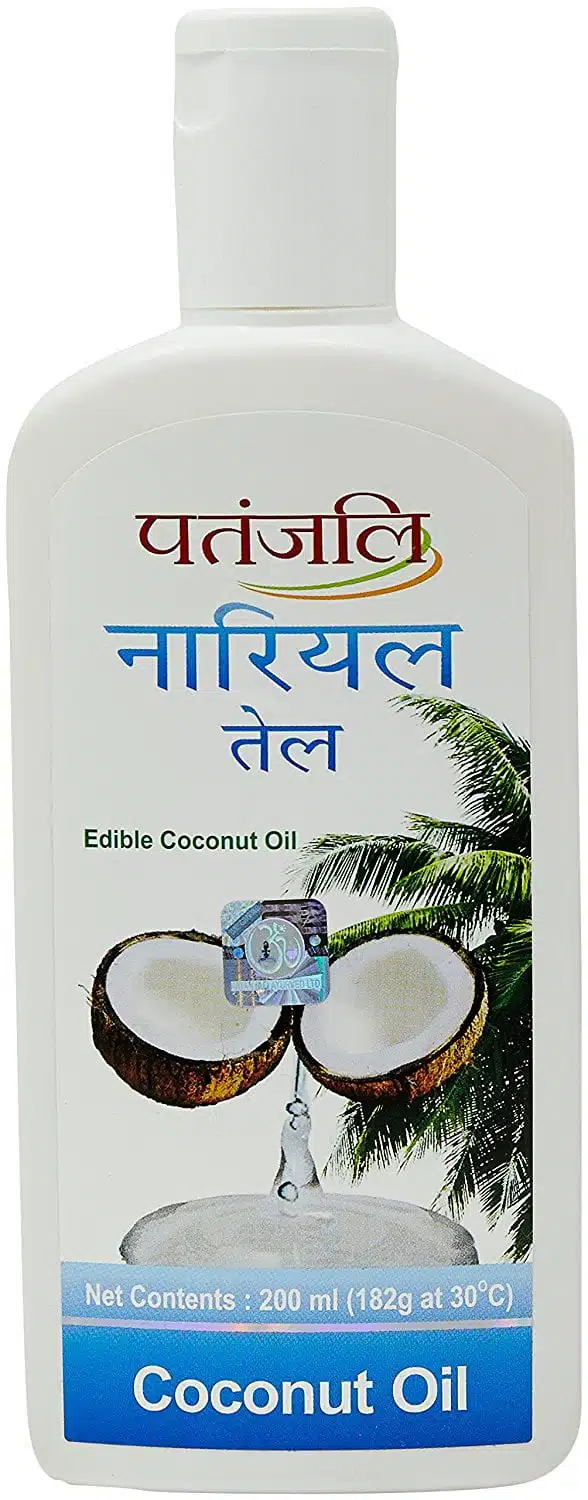 por.jpg patanjali coconut oil 200ml - Image 1