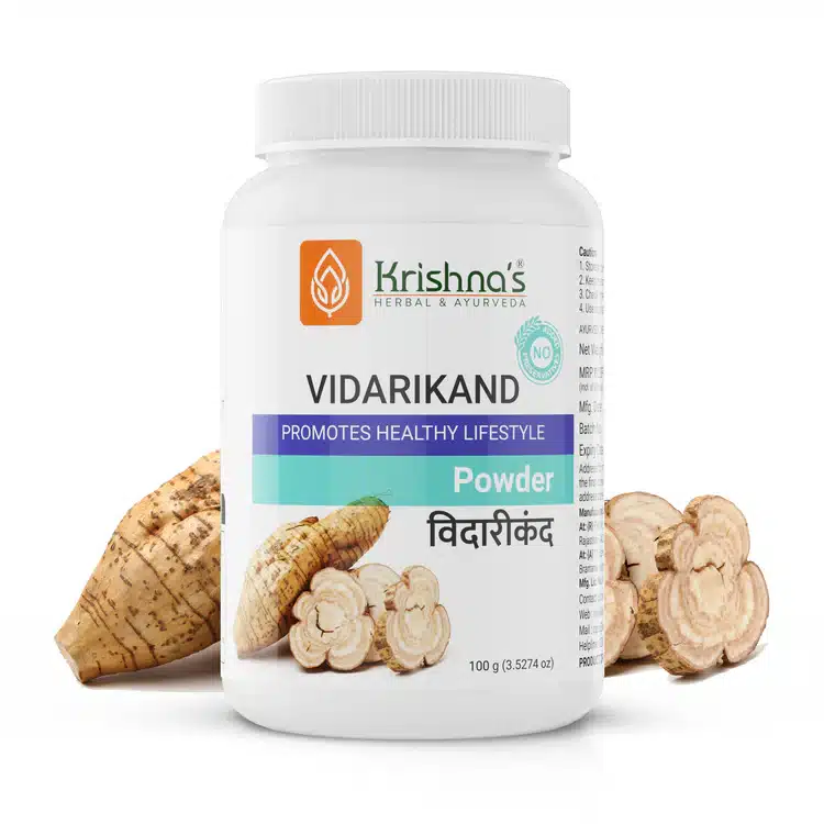 D_c15e3556-5e33-44e2-978e-7f3b2d3a502f vidari kand powder 100gm krishna herbal and ayerveda - Image 1