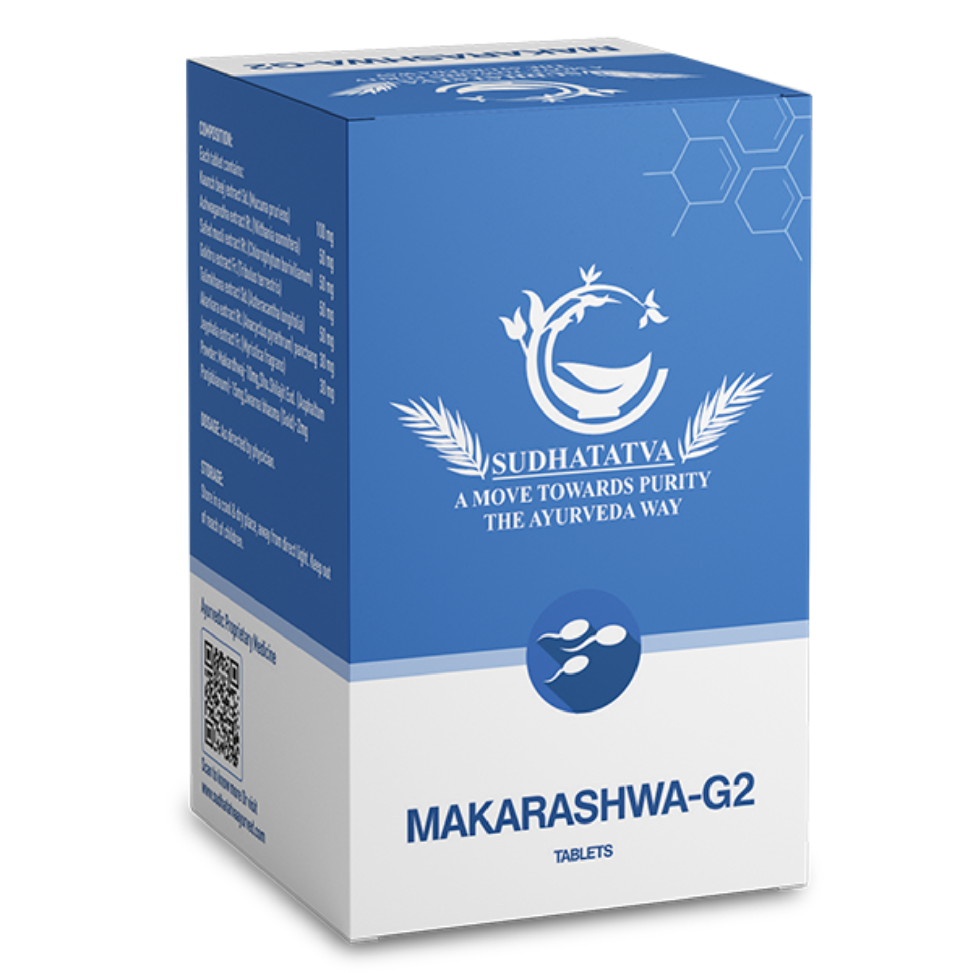 Makarashwa-G2 tablets(387mg) Makarashwa-G2 tablets 387mg 10tab shree brahmachaitanya ayurved - Image 1