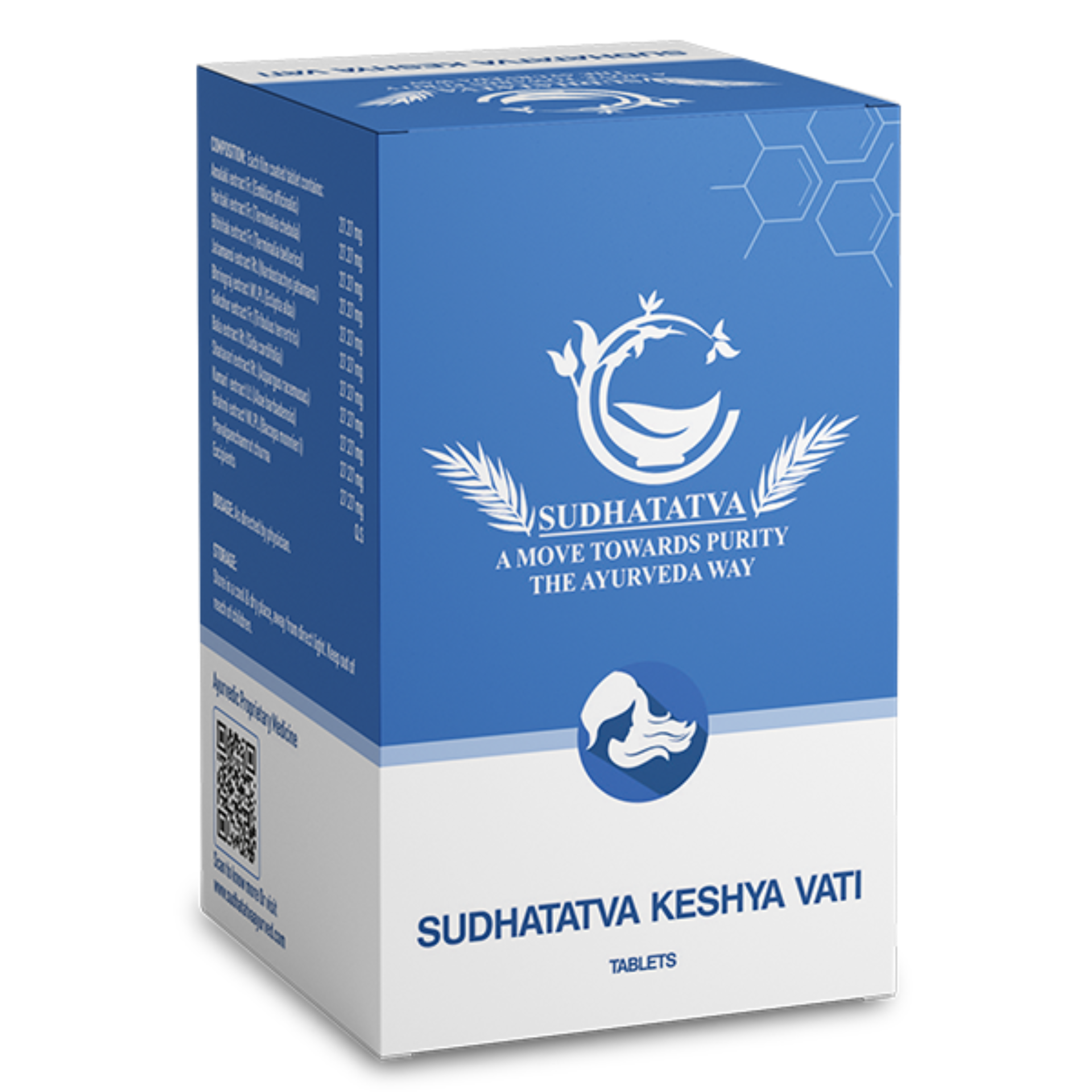 Sudhatatva Keshya vati(300mg) Keshya vati 300mg 30tab shree brahmachaitanya ayurved - Image 1