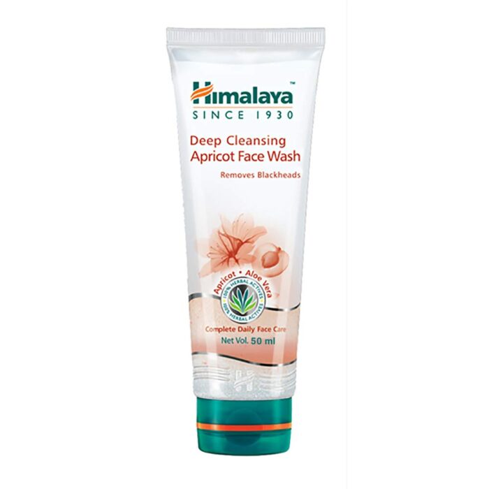 deep cleansing apricot face wash 50ml the himalaya drug company