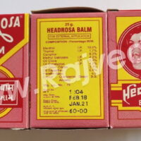 headrosa balm 2 piece pack 40 gram vallabh vijay & sons upto 10 % off