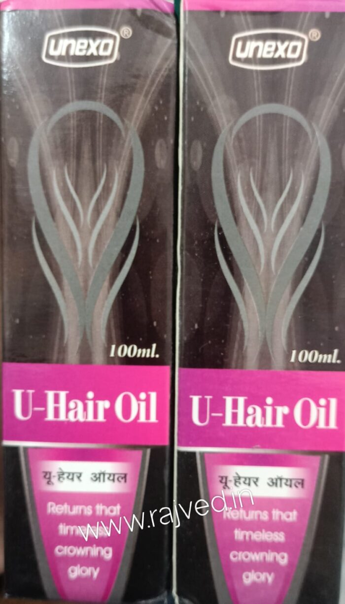U hair oil 100 ml 20% off unexo laboratories pvt ltd