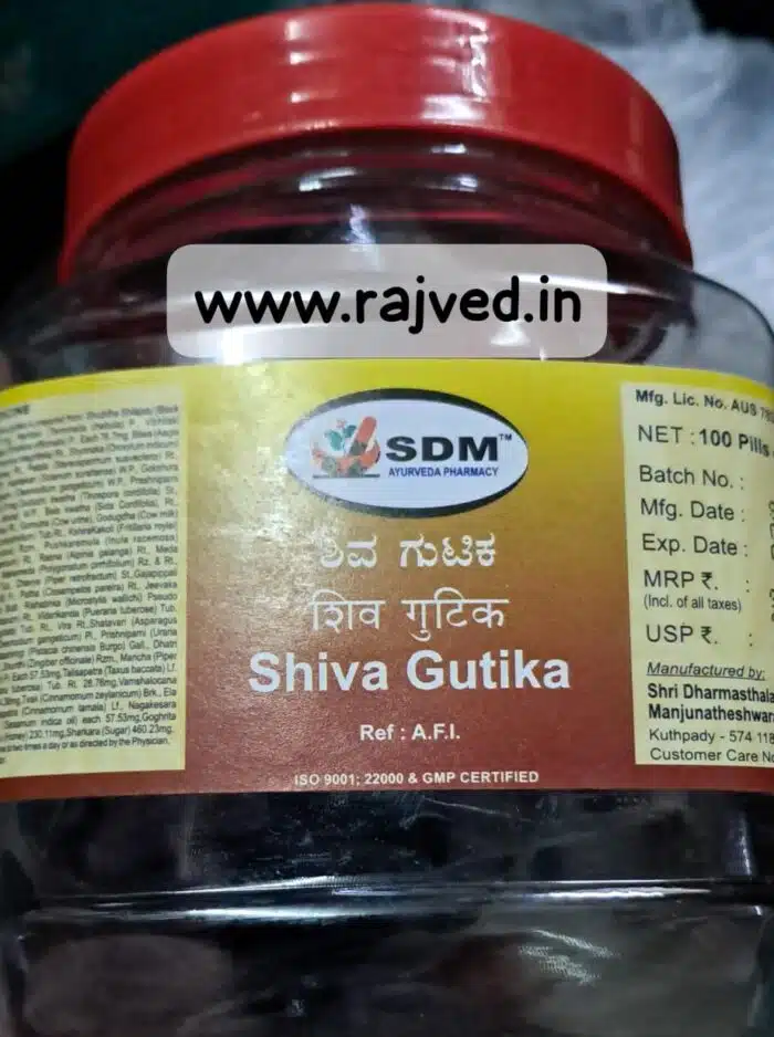 Shiva gutika 30pills sdm ayurvedya - Image 2