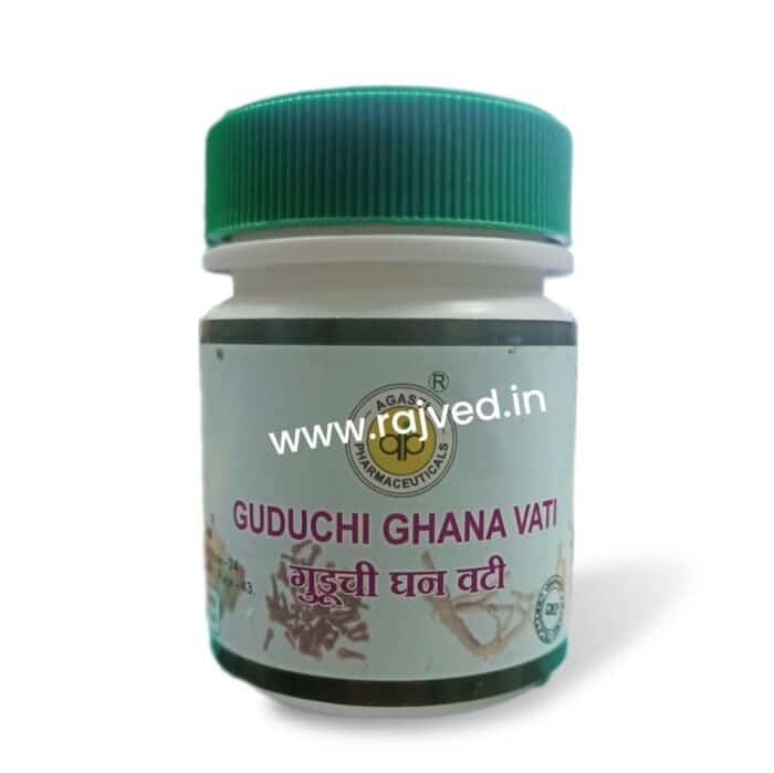 guduchi ghana vati 120 tab agasti pharmaceuticals
