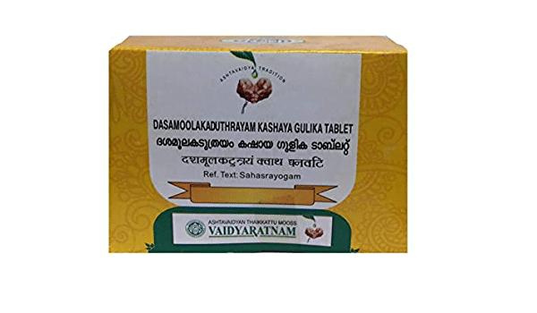 Dasamoolakaduthrayam Kashaya Tablet 100tabs vaidyaratnam oushadhalaya