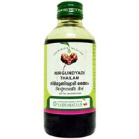 Nirgundyadi Thailam 200 ml vaidyaratnam oushadhalaya