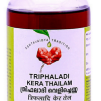 Triphaladi Kera Thailam 200 ml vaidyaratnam oushadhalaya