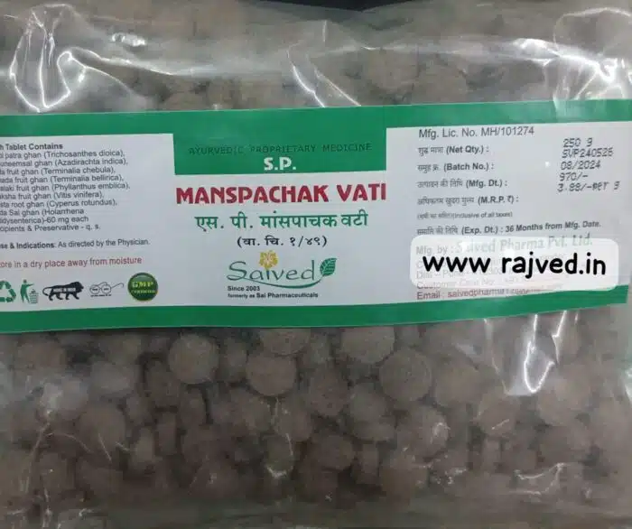 S.P. Manspachakvati 500Mg 60tab saived pharma pvt.ltd - Image 2