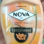 nova laxury talc sandalwood100 gm nnova and company
