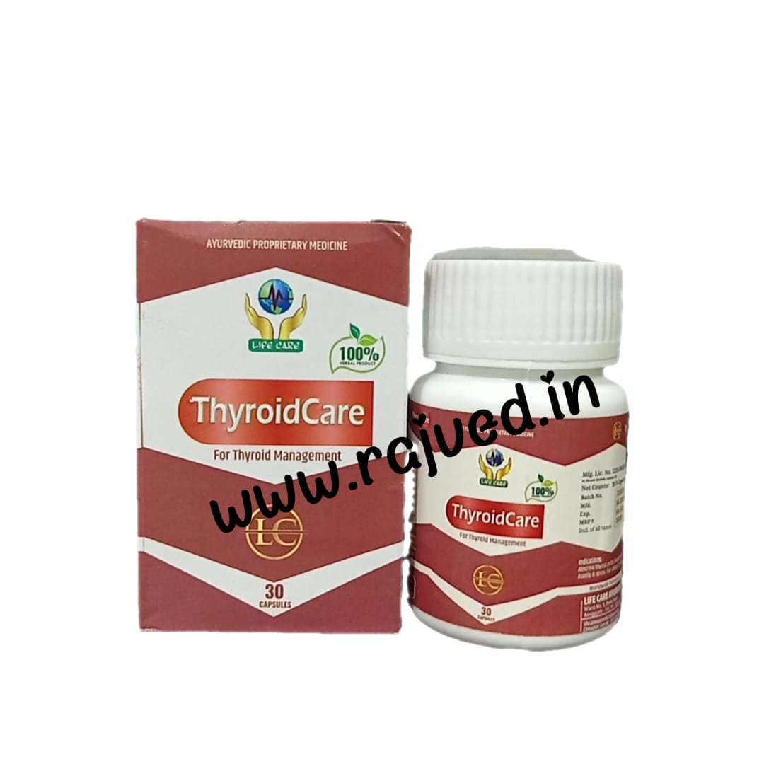 thyroidcare caps 30caps upto 30% off life care ayurved