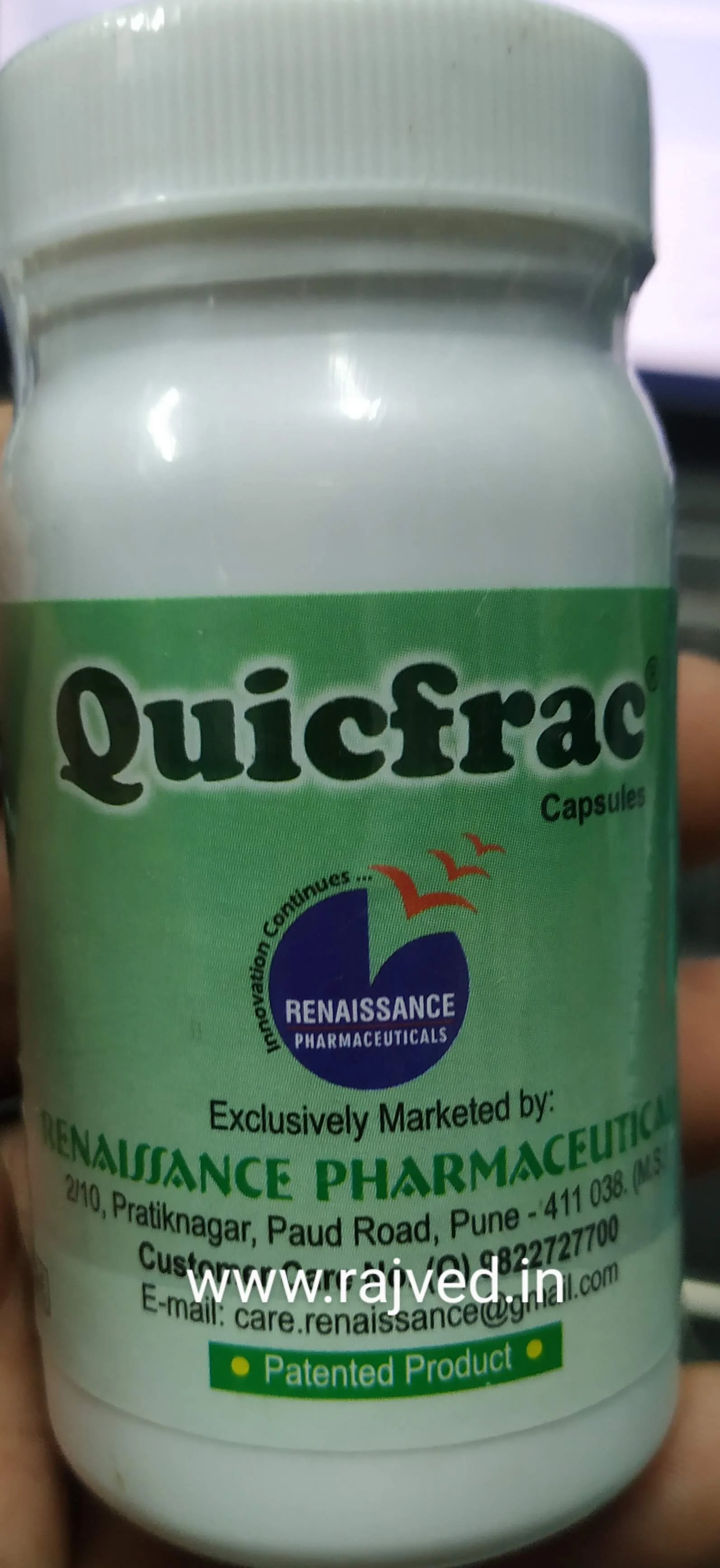 quicfrac cap 60 capsules Renaissance Pharmaceuticals