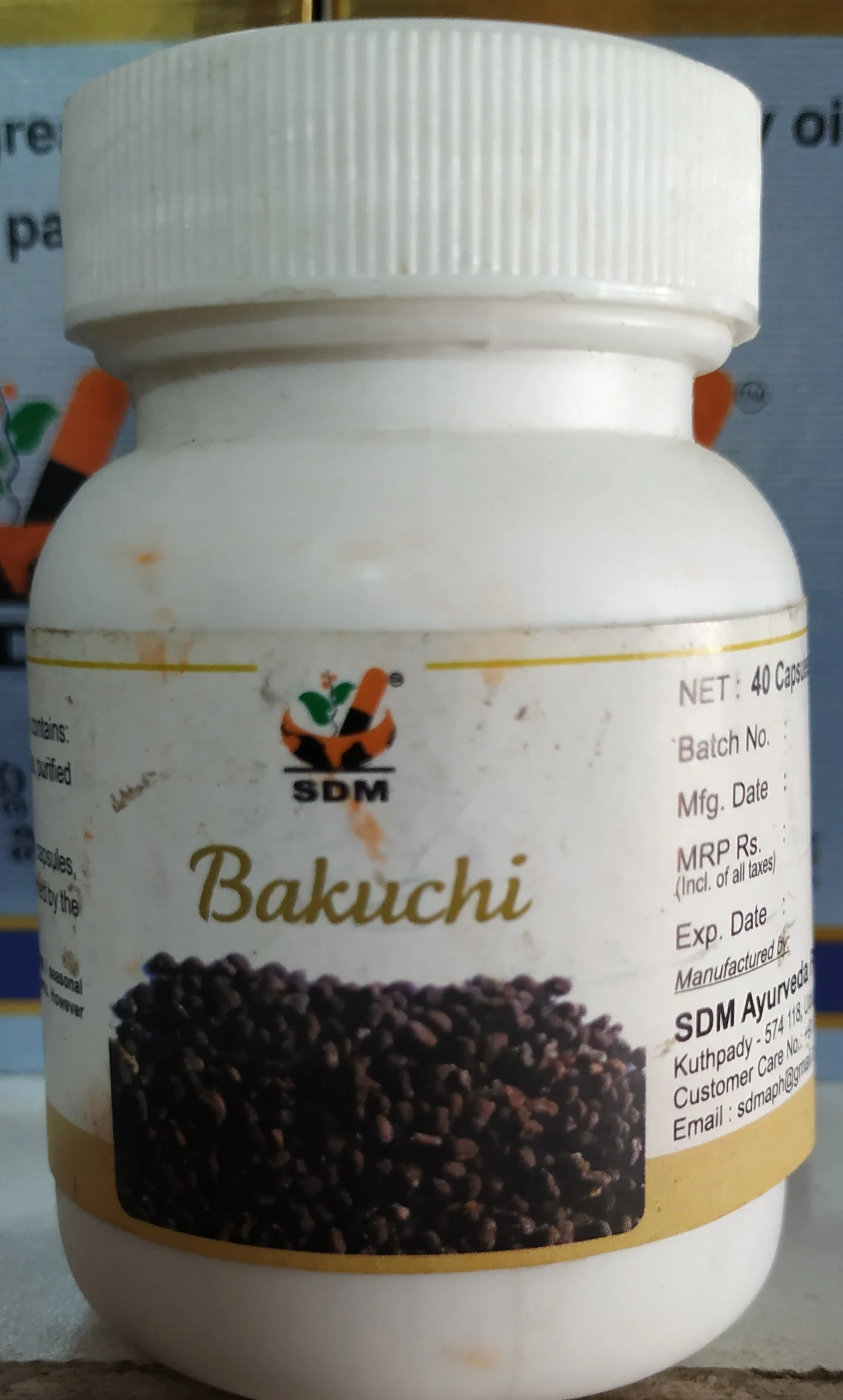 bakuchi capsule 40cap upto 15% off sdm ayurveda