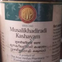 musalikhadiradi kashayam 400ml arya vaidya sala kottakkal