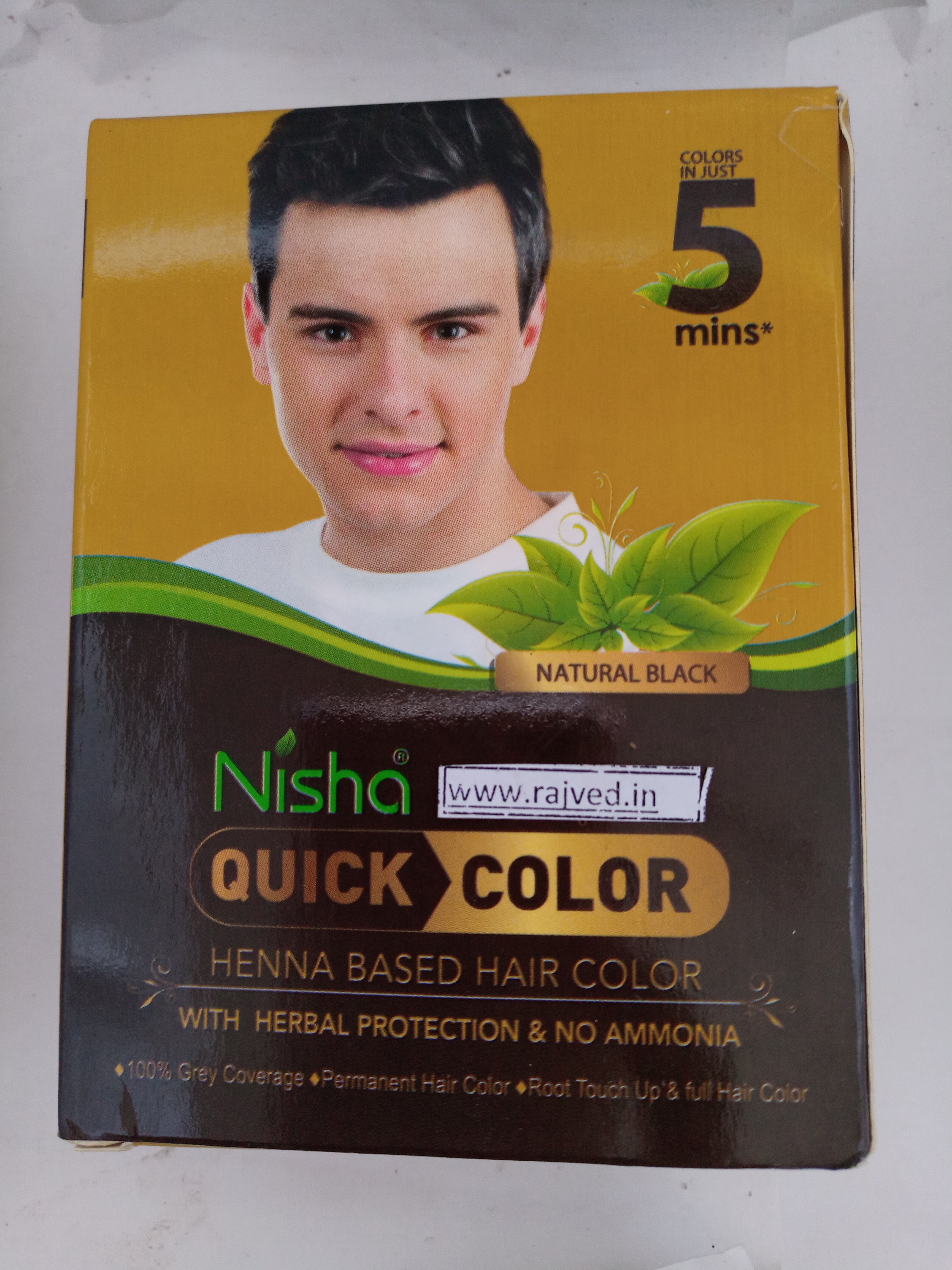 Buy Online 100% Original Nisha Quick Hair Colour Only On 