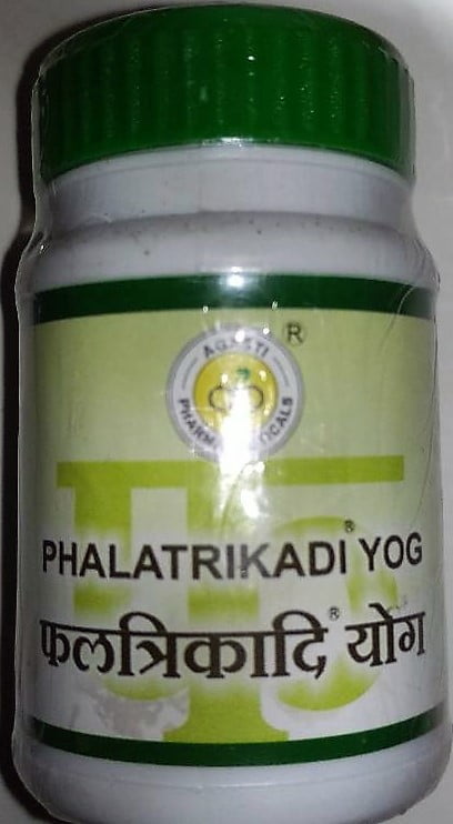 phalatrikadi yog 500 gm 2000 tablet upto 15% off agasti pharmaceuticals