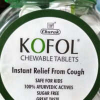 kofol lozenges tablet orange 200tab charak phytonova
