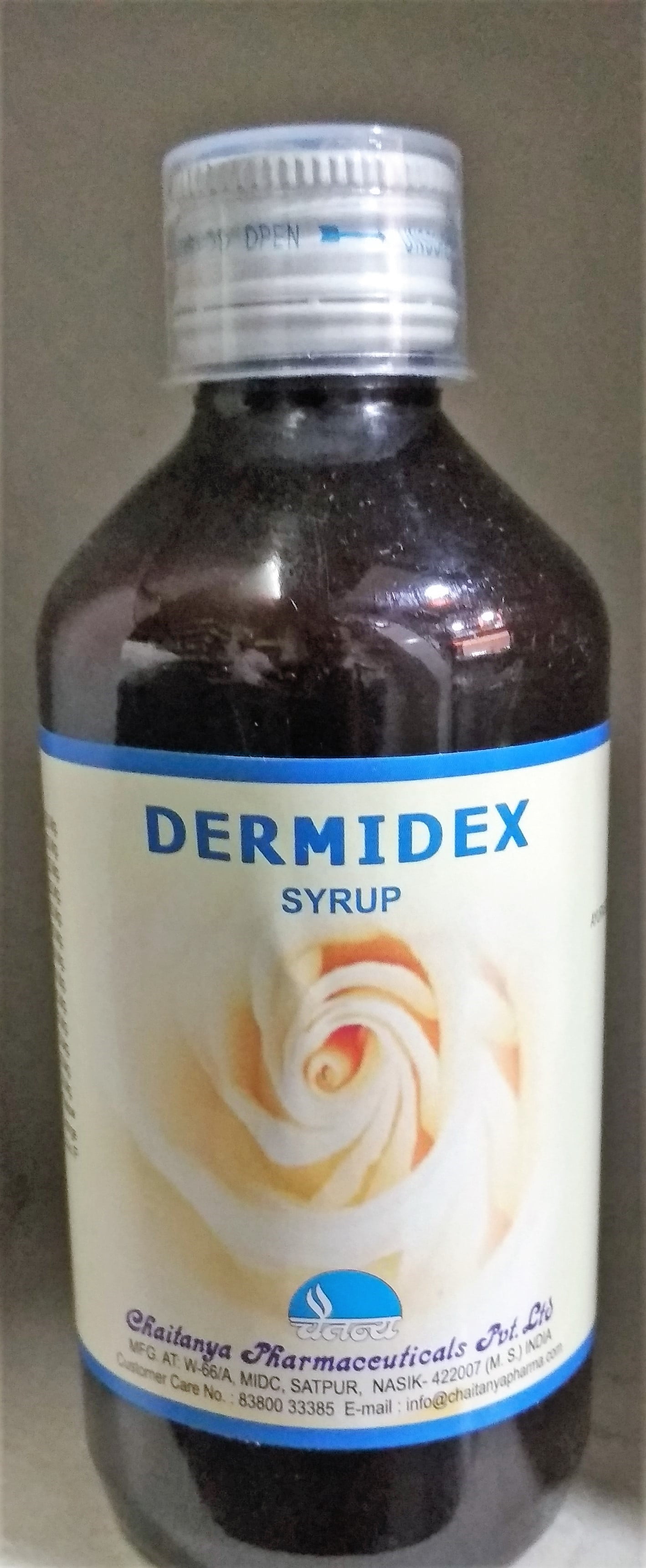 dermidex syrup 200 ml chaitanya pharmaceuticals