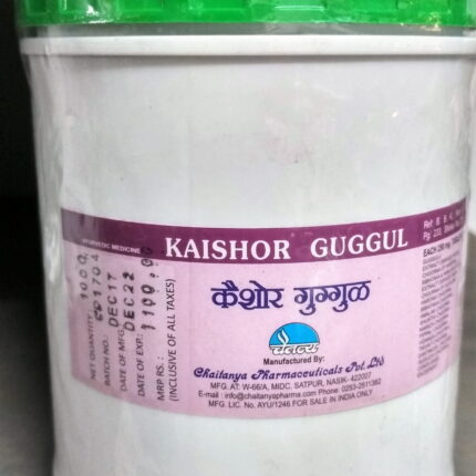 kaishor guggul 1000tab upto 20% off free shipping chaitanya pharmaceuticals