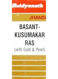 basant kusumakar ras with swarna moti 50tab shree baidyanath ayurved bhavan